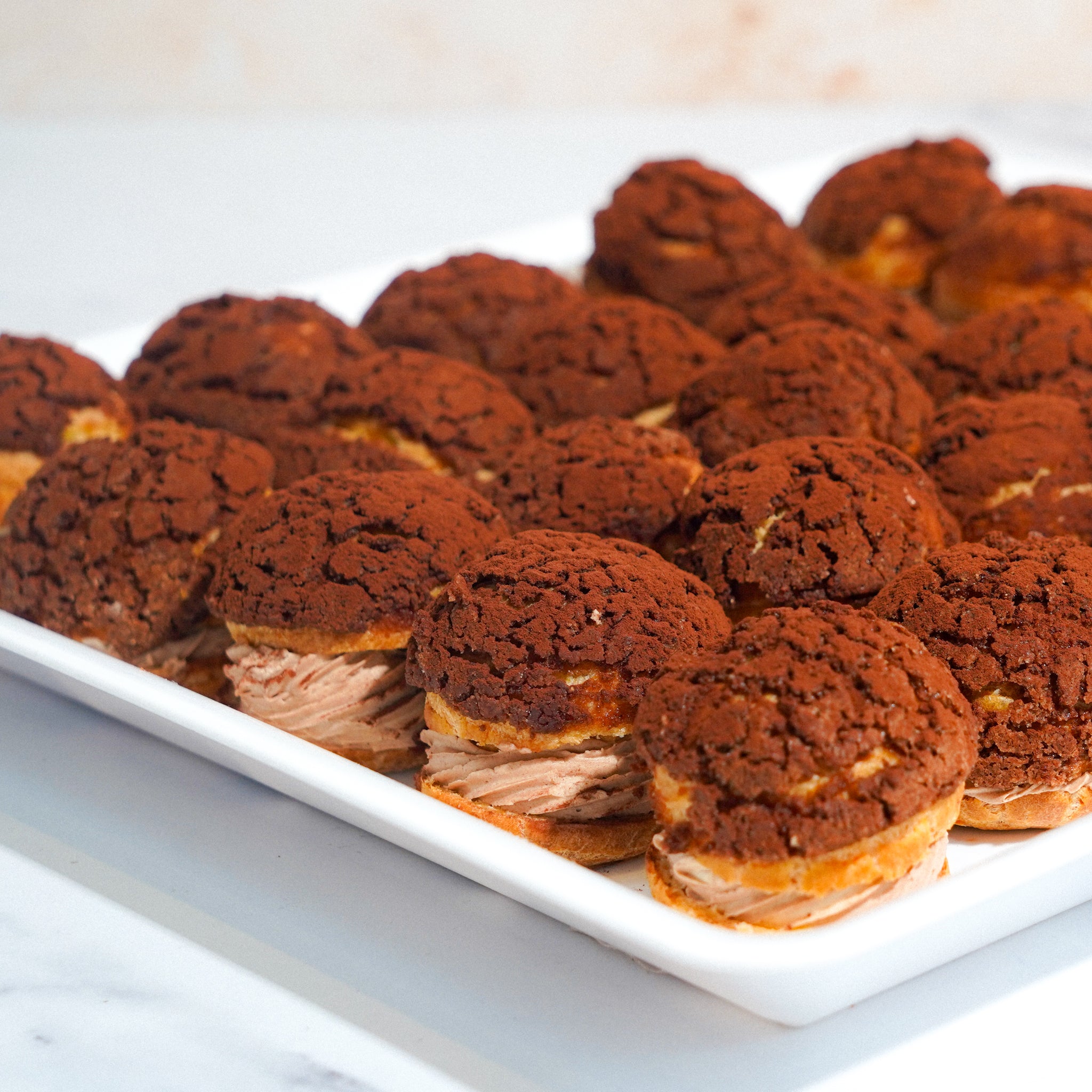 Tiramisu Cream Puffs (25 pcs)