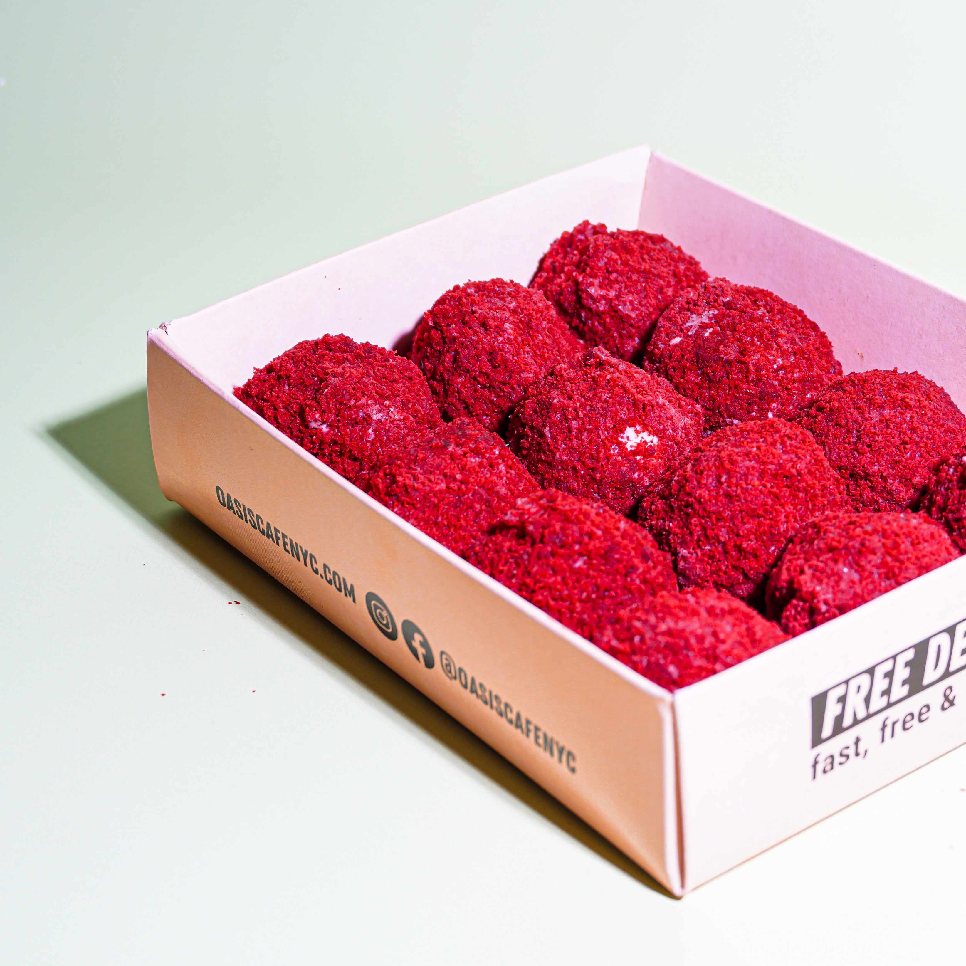 Red Velvet Truffle Dozen Box